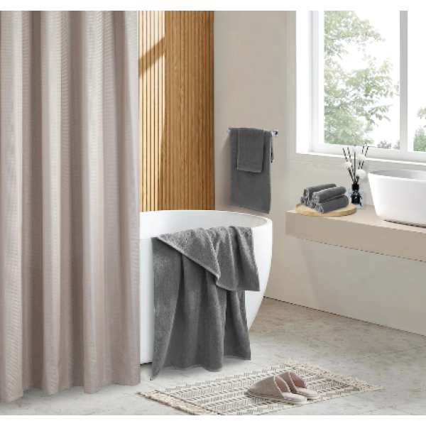 Soft Cotton 2 Piece Face Towel, Grey